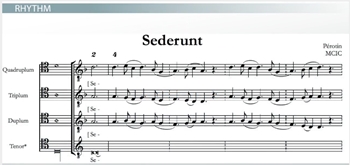 Leonin Polyphony Rhythm