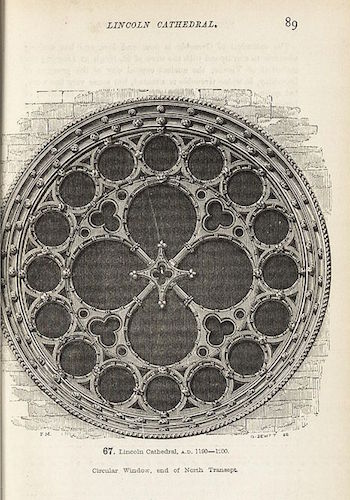 tracería de la Catedral de Lincoln