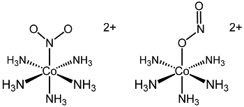 isomería de enlace