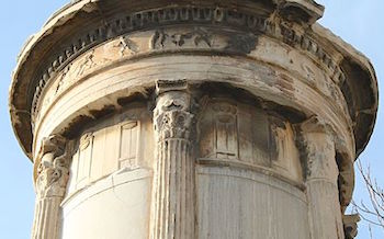 Detalle del Monumento Choragic de Lisícrates