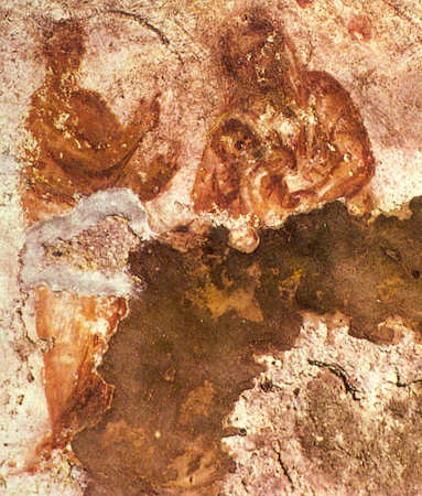 Posiblemente la imagen más antigua de la Virgen María en las Catacumbas de Priscila