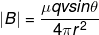 Magnitud de un campo magnético