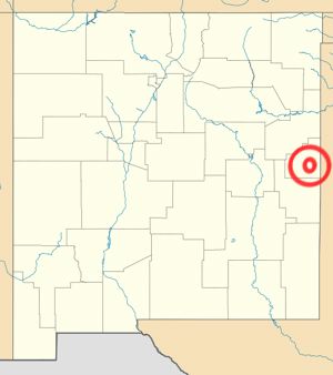 Mapa de Clovis, NM