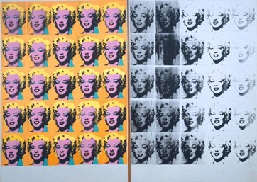 Díptico de Marilyn de Andy Warhol (1962)