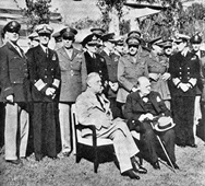 Marshall en la Conferencia de Casablanca
