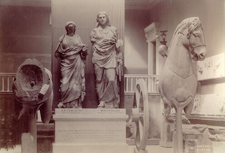 esculturas del mausoleo de Halicarnaso