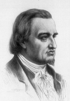Un retrato en blanco y negro de Mayer Amschel Rothschild
