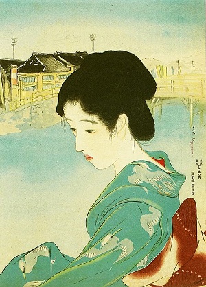 Kimono del Patrón de Garzas