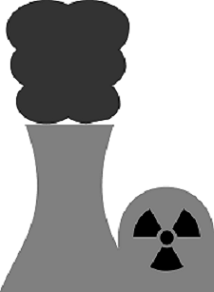 Radiación de planta nuclear