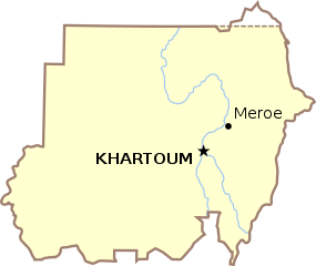 Mapa de Méroé