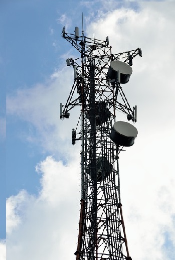 Torre de relé de microondas