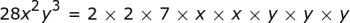 ejemplo de solución de factorización