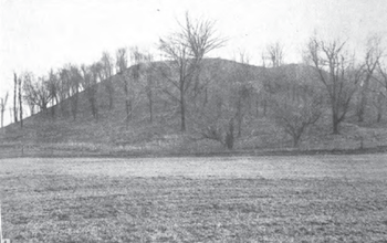 Monks Mound en la década de 1920