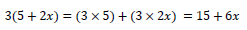 ejemplo 1 de multiplicación monomial