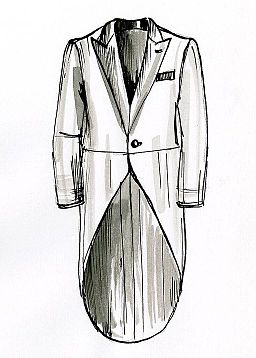 dibujo de un abrigo de mañana
