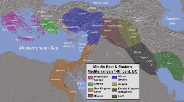 1400 a.C. Mediterráneo