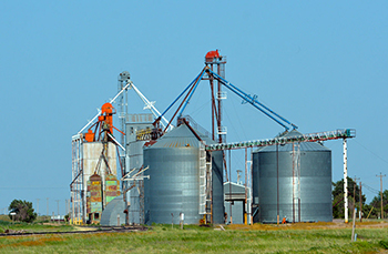 Silo de grano de Nebraska