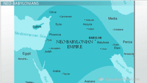 Mapa del Imperio Neobabilónico