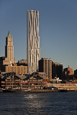 8 Spruce Street en Nueva York por Frank Gehry