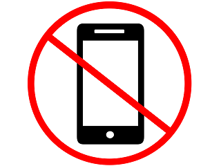No se permiten celulares