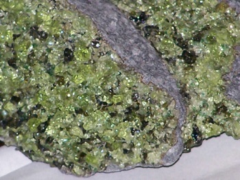 Cristales de olivino