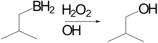 Oxidación de alquilborano