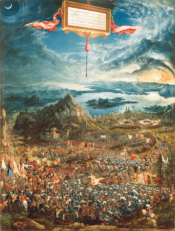 La batalla de Alejandro en Issus de Altdorfer
