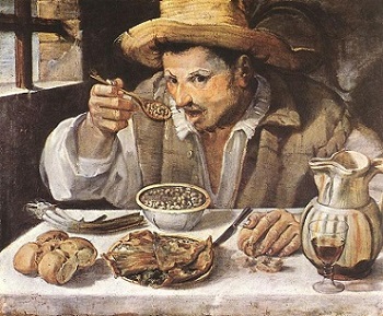 El Beaneater de Carracci, de 1584/5