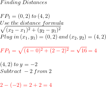 Cálculos de parábola