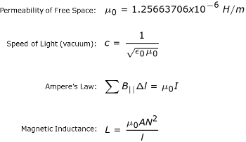 permeabilidad de las ecuaciones del espacio libre