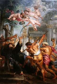 Pintura del martirio de Tomás de Peter Paul Rubens
