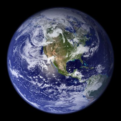 Tierra desde el espacio exterior