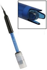 Sonda de pH almacenada en tampón