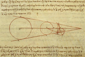 Medición del tamaño del Sol que llevó a la teoría heliocéntrica