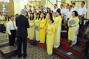 Un coro de la iglesia