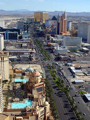 El strip de Las Vegas