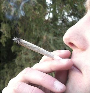 Porro de marihuana