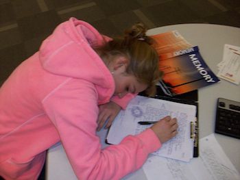 Estudiante durmiendo