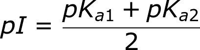 ecuación para pI