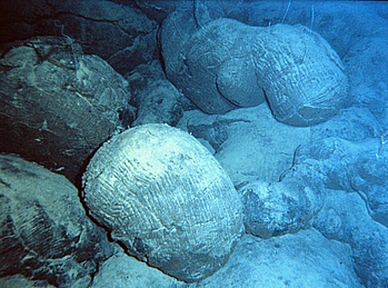 Basalto del fondo marino