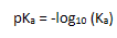 ecuación de pKa