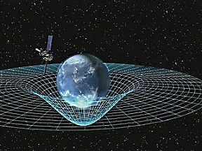 Planeta y gravedad en el espacio