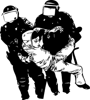 Los manifestantes se enfrentaron a la brutalidad policial de la policía de Nueva York bajo el mando del Capitán McNamara