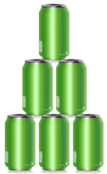latas de refresco
