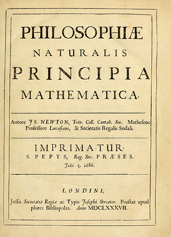 Principia de Isaac Newton