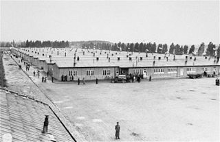 El cuartel del campo de concentración de Dachau.