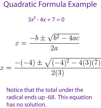 Fórmula cuadrática