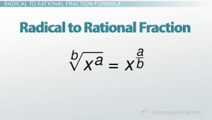 Fracción radical a racional