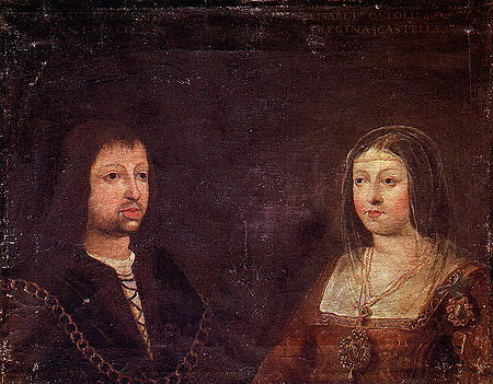 El rey Fernando y la reina Isabel de España