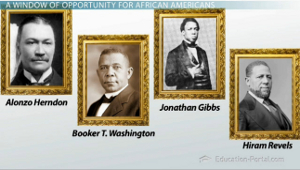 Reconstrucción Afroamericanos notables